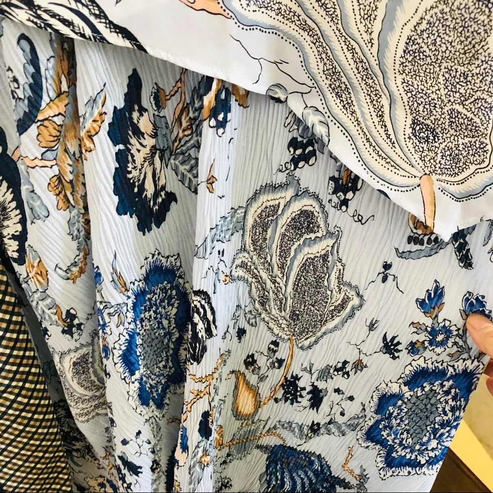$798 Tory Burch Margaret silk floral dress